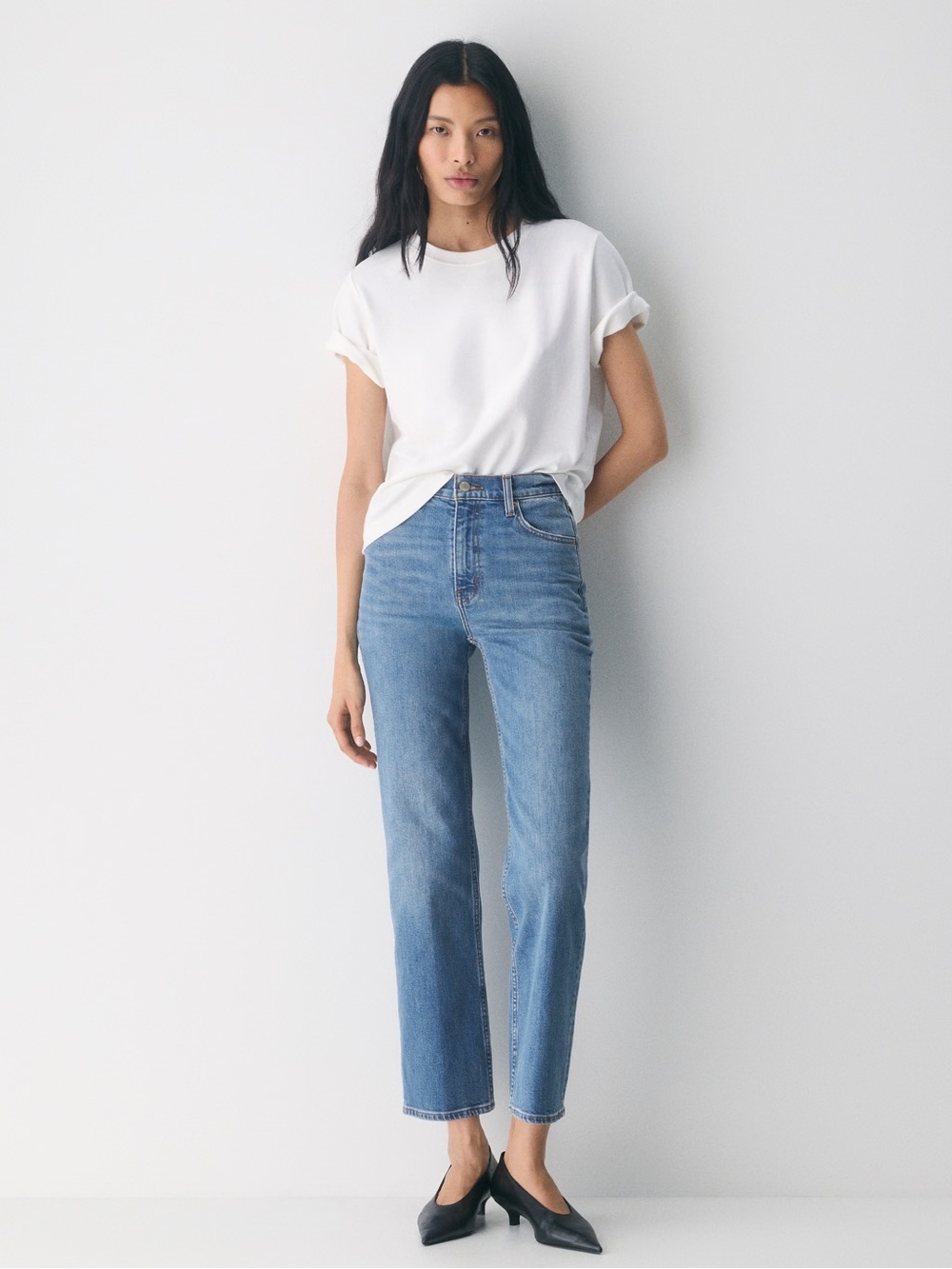 Aritzia Denim Forum The Arlo Hi-Rise Straight